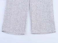 Women Clothing Summer Classic Commuting Elegant Sleeveless Vest Wide Leg Pants Two Piece Sets - Modestly Vogue 