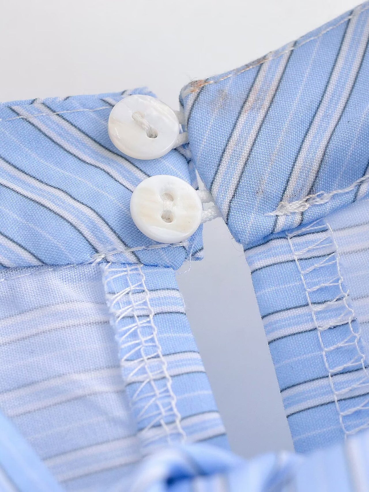 Women Clothing Top Product Casual Sleeveless Striped Bow Shirt - Modestly Vogue 