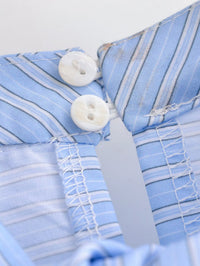 Women Clothing Top Product Casual Sleeveless Striped Bow Shirt - Modestly Vogue 