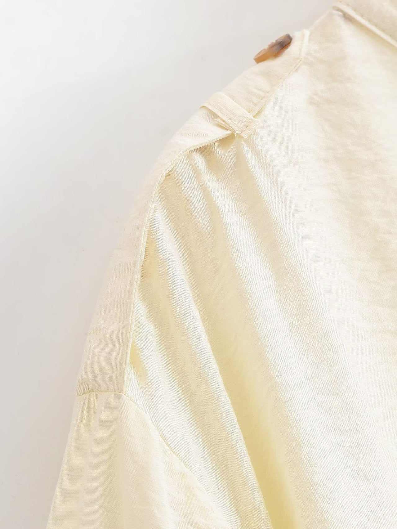 Women Clothing Top Product Simple Stand Collar Shirt - Modestly Vogue 