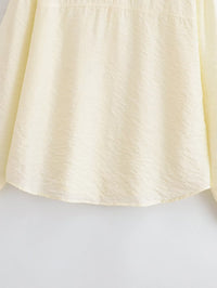 Women Clothing Top Product Simple Stand Collar Shirt - Modestly Vogue 