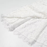 Lace Design Top Mid Length Skirt Set Chic Long Sleeve Shirtdress - Modestly Vogue 