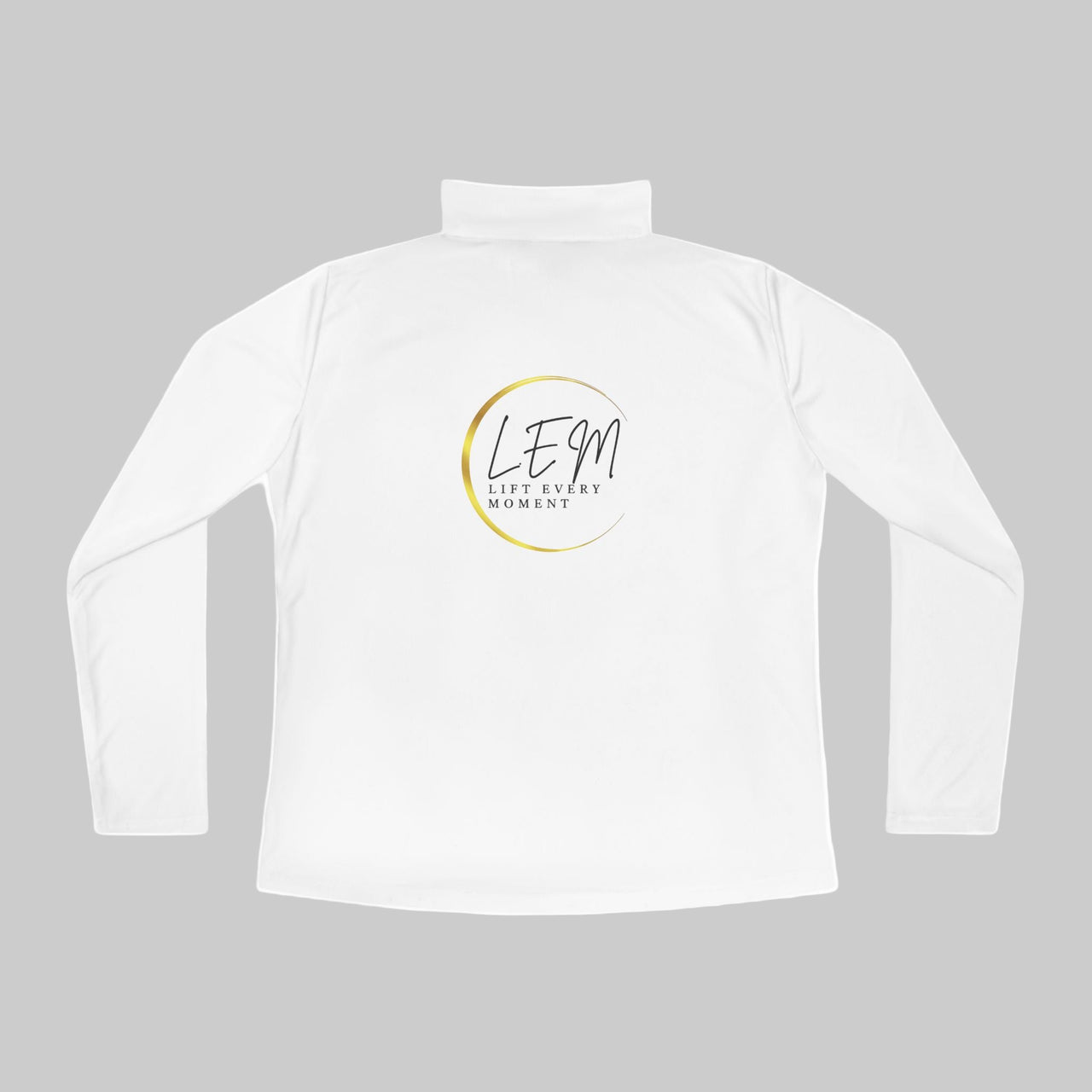 LEM Quarter-Zip Pullover — Ladies Lightweight Performance Top with Subtle Back Logo