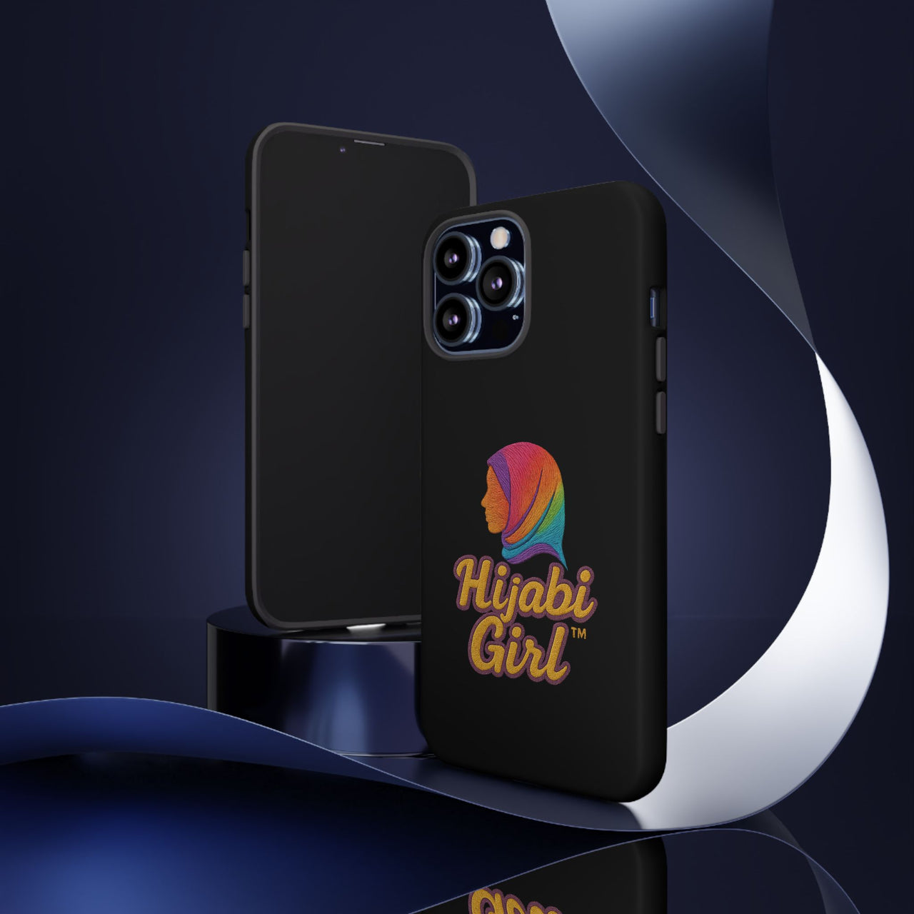 Colorful Hijab Girl Phone Case - All Sizes