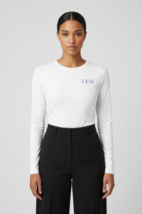 'LEM' Essential Edit Long Sleeve Tee | Violet Veil - Modestly Vogue 