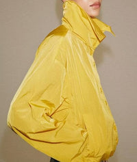 Women Summer Autumn Loose Solid Color Bomber Jacket Coat