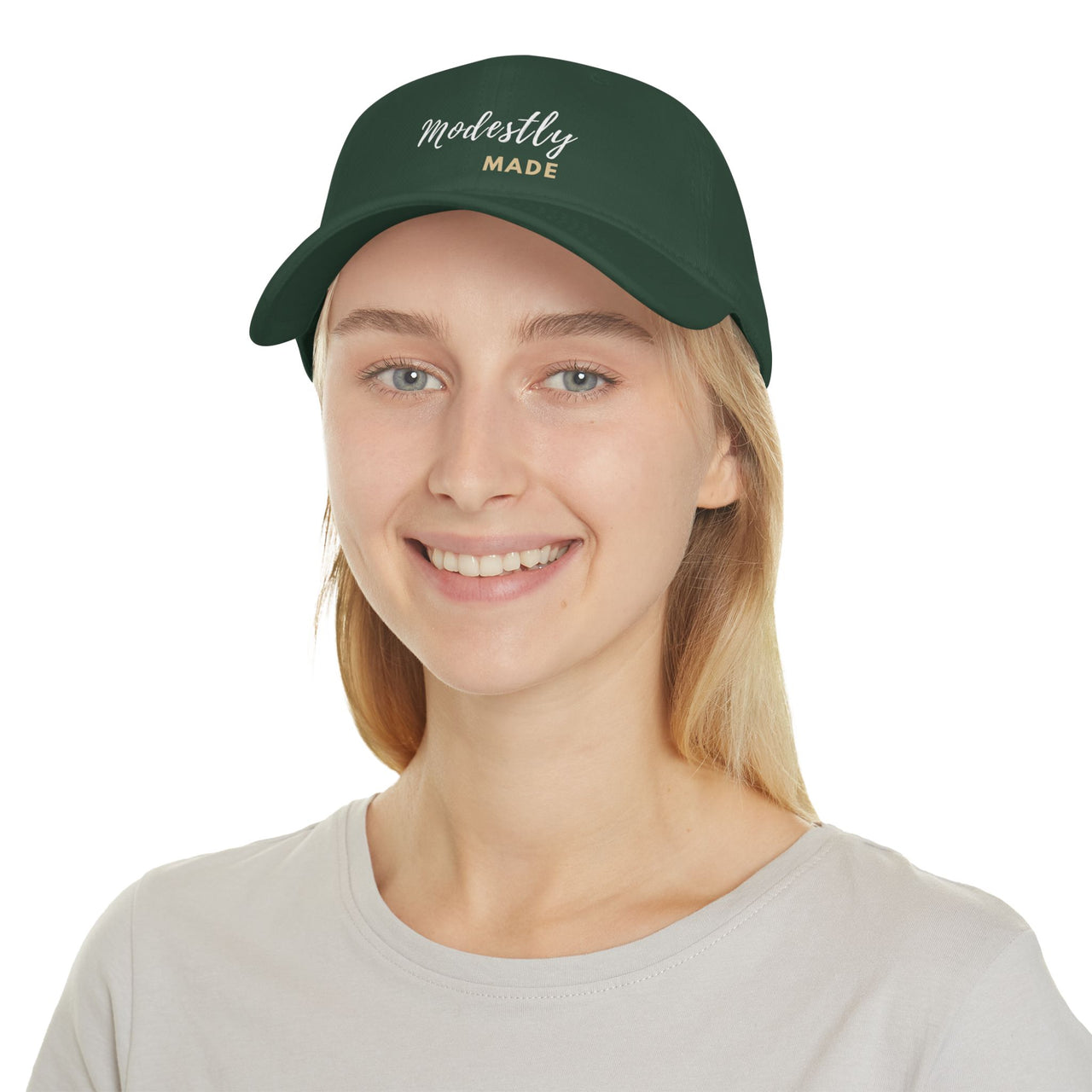 Modestly Made  Low Profile Statement Baseball Cap Modest Mindset Collection