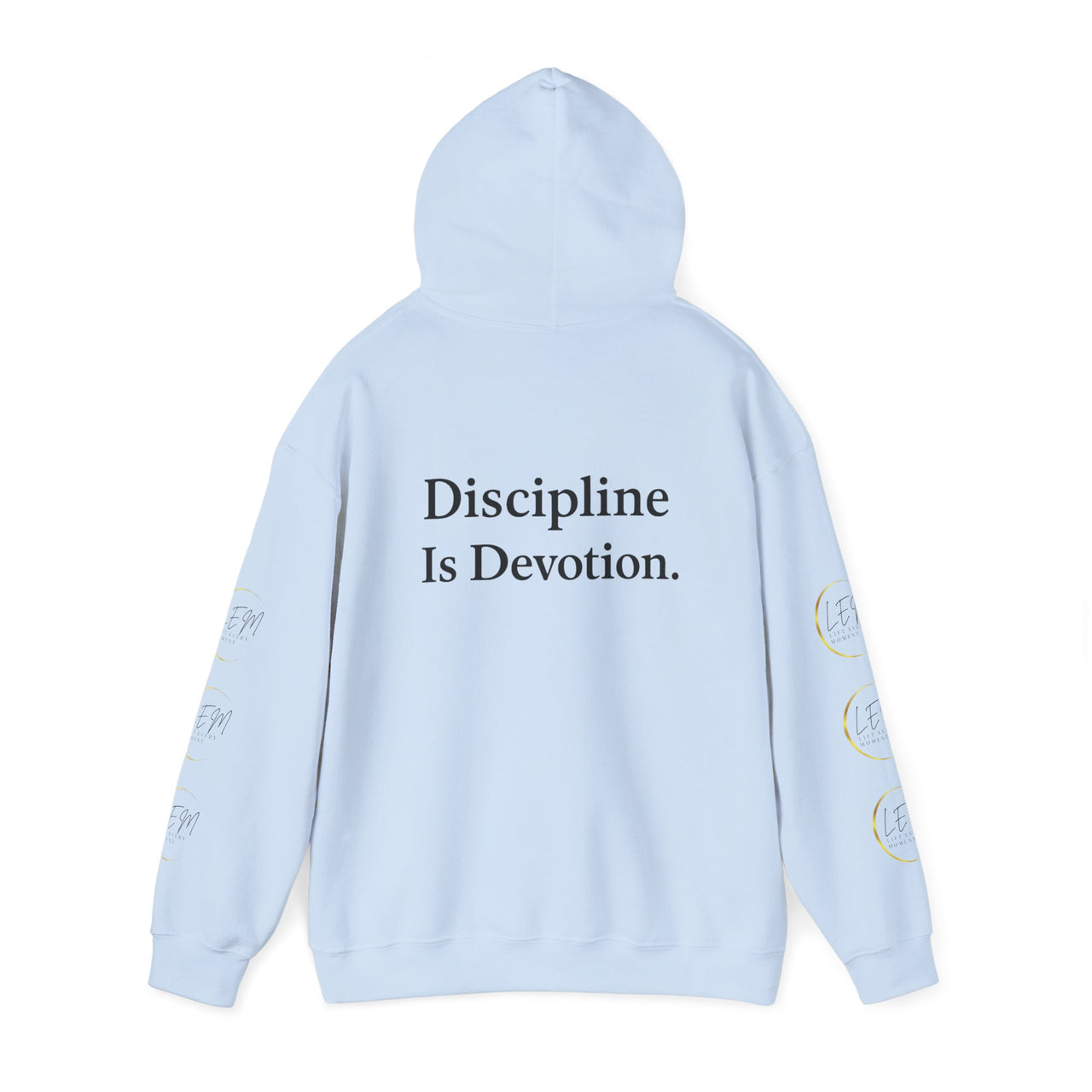 L.E.M Hooded Sweatshirt - "Discipline Is Devotion" Athleticwear Hoodie Sweatshirt - Modestly Vogue 
