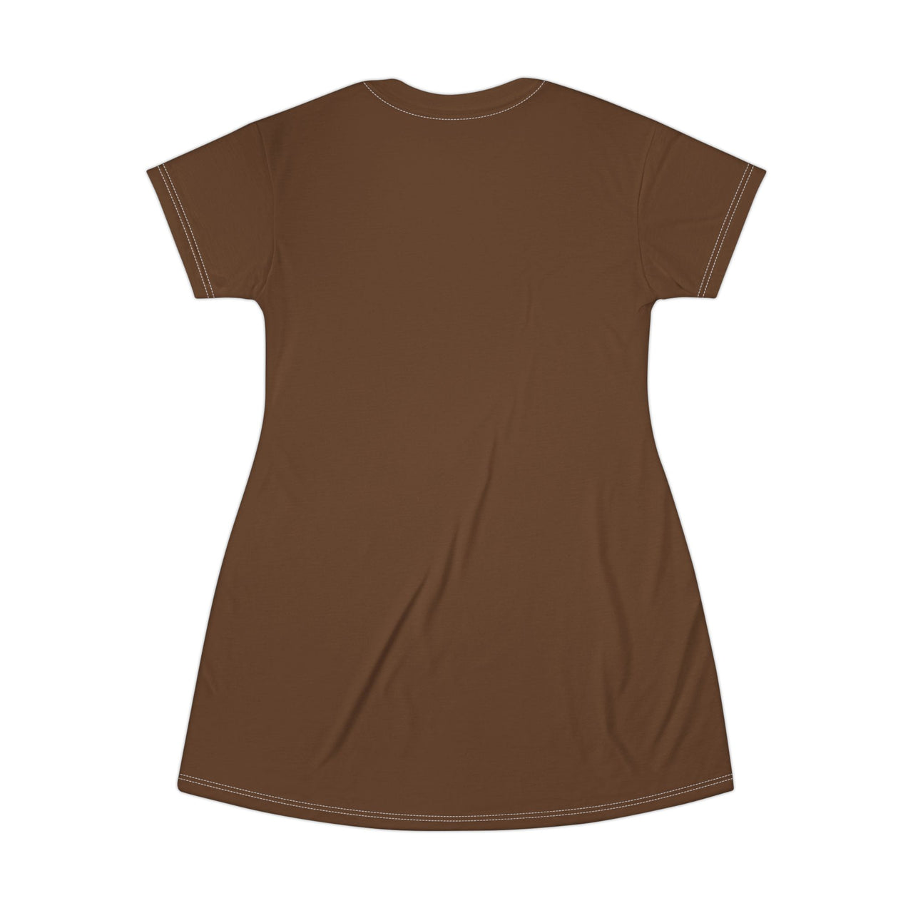 Brown T-Shirt Skater Dress Hijabi Energy Athletic Tunic