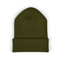 Stylish Cuffed Beanie – Embroidered Streetwear Winter Hat