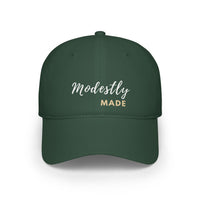 Modestly Made  Low Profile Statement Baseball Cap Modest Mindset Collection