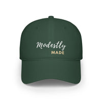 Modestly Made  Low Profile Statement Baseball Cap Modest Mindset Collection - Modestly Vogue 