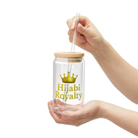 Hijabi Royalty™ Sipper Glass (16 oz)