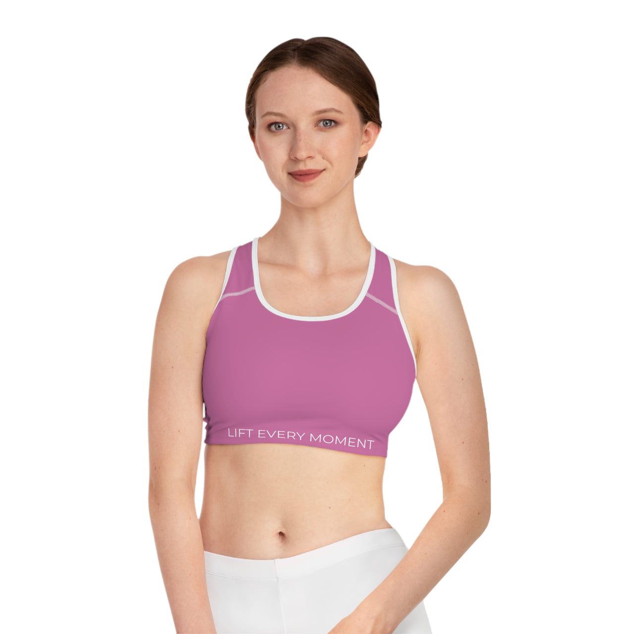 Sports Bra — 'Lift Every Moment' Minimalist Activewear for Gym & Yoga