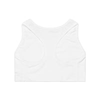 Sports Bra — 'Lift Every Moment' Minimalist Activewear for Gym & Yoga White