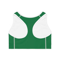 Sports Bra — 'Lift Every Moment' Minimalist Activewear for Gym & Yoga Green