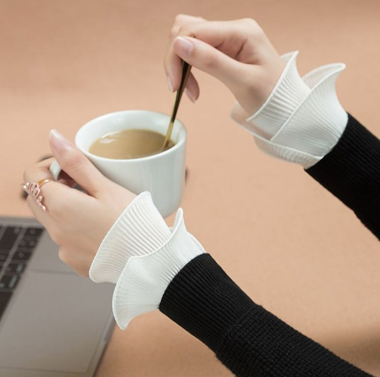 Fake Sleeves  Lace Decoration Dress Sleeves Arm Cuff - Modestly Vogue 