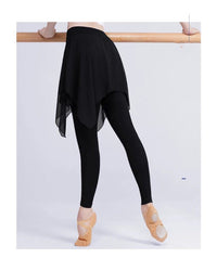 Ballet Dance Two Piece Skirted Leggings Athletic Pants