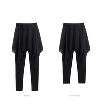 Ballet Dance Two Piece Skirted Leggings Athletic Pants