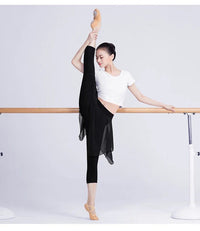 Ballet Dance Two Piece Skirted Leggings Athletic Pants
