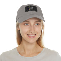 L.E.M. Leather Patch Signature Baseball Cap Hat - Modestly Vogue 