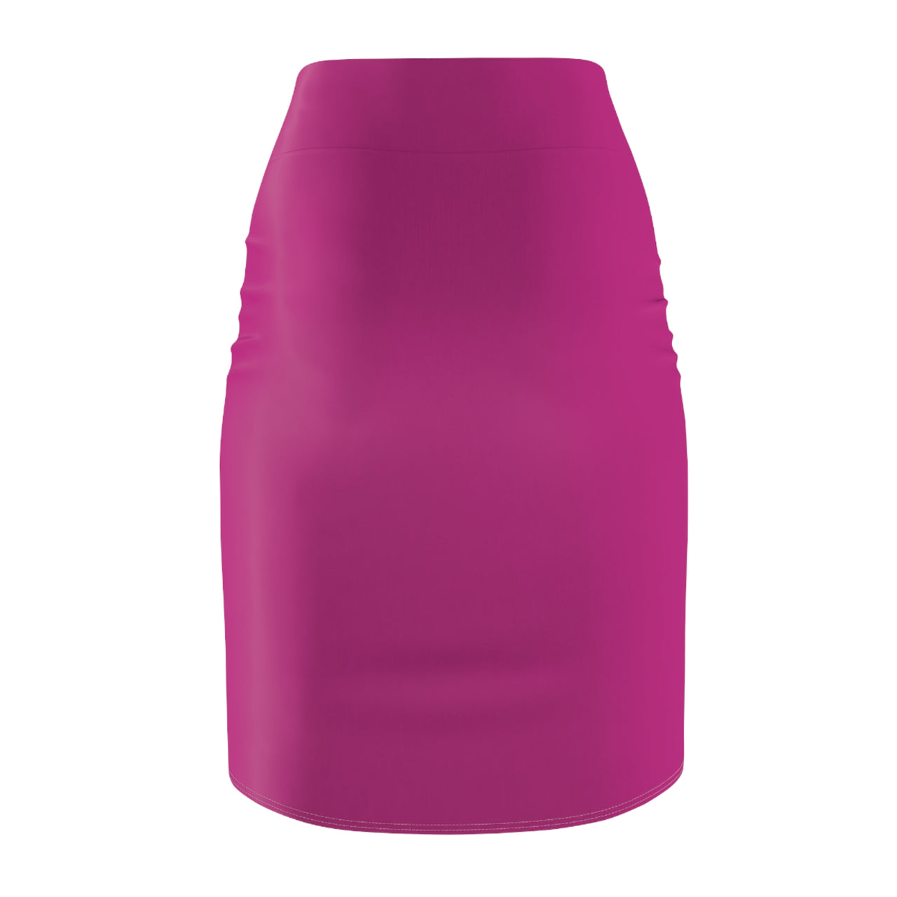 Candy Pink High-Waist LEM Pencil Skirt — Sleek Office & Evening Wear - Modestly Vogue 