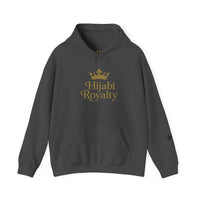 Hijabi Royalty™ Hoodie — Bold Gold Script Hooded Sweatshirt
