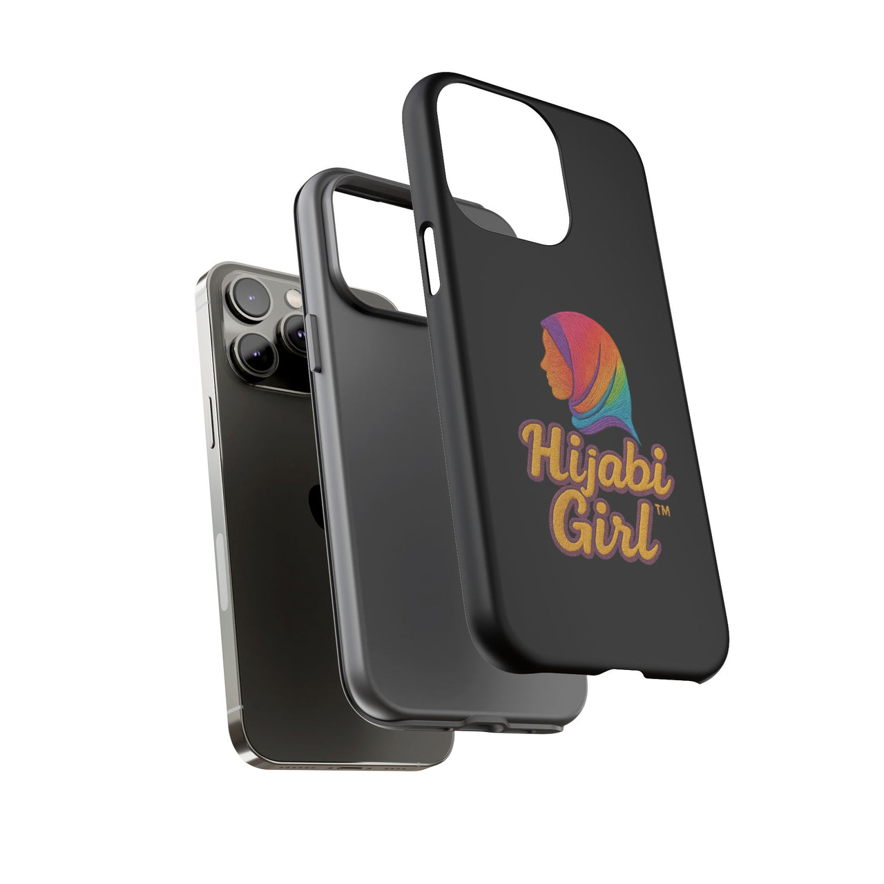 Colorful Hijab Girl Phone Case - All Sizes