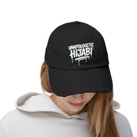 Unapologetic Hijabi Distressed Cap - Hijabi Girl Statement Baseball Hat - Modestly Vogue 