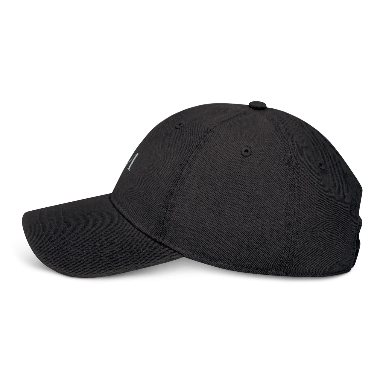 LEM Studio Swim Black Denim Hat – Embroidered Baseball Cap - Modestly Vogue 