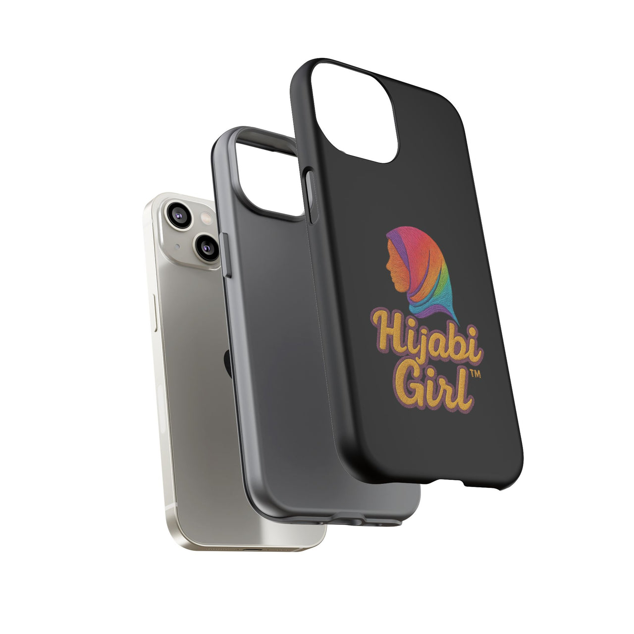 Colorful Hijab Girl Phone Case - All Sizes
