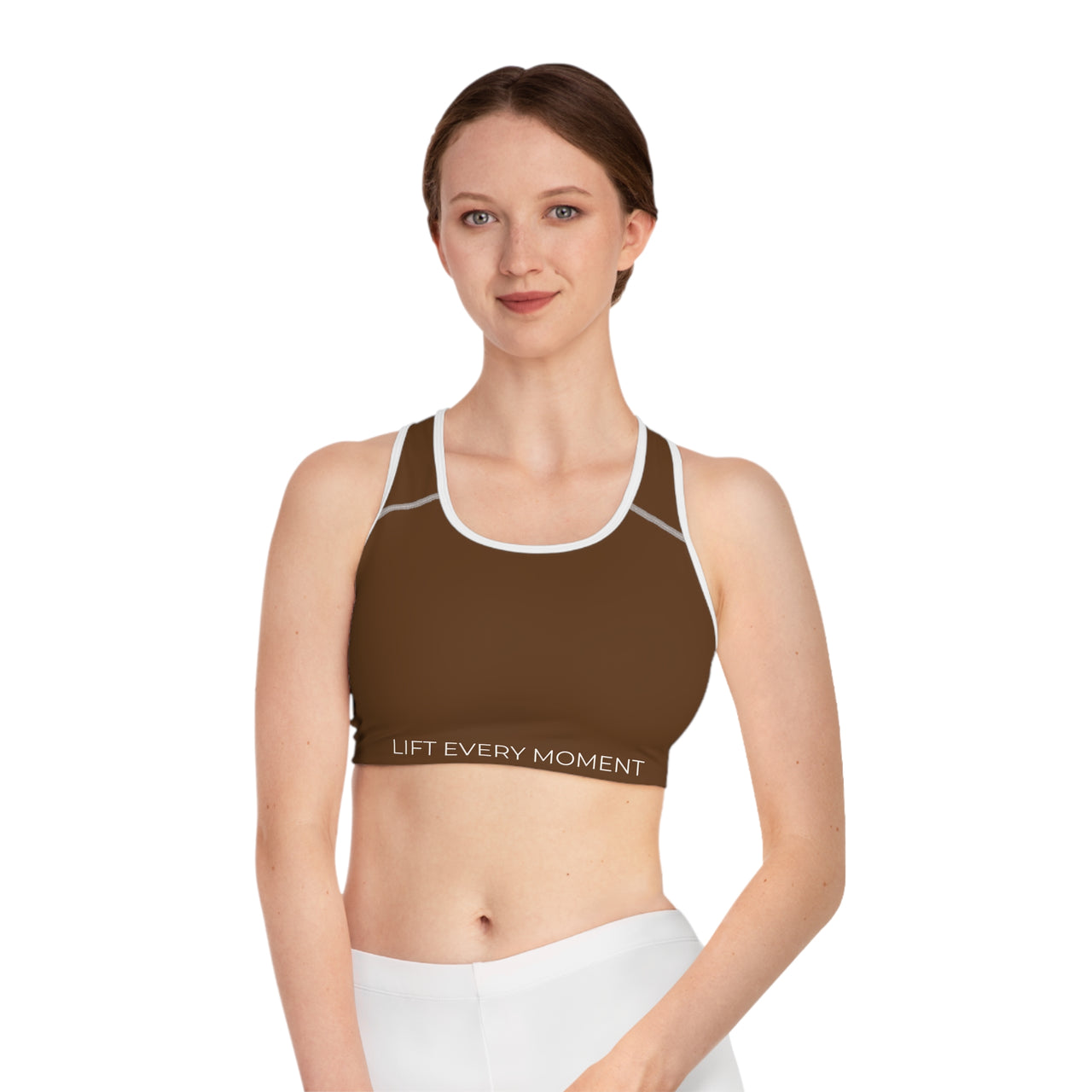 Sports Bra — 'Lift Every Moment' Minimalist Activewear for Gym & Yoga