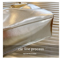 Fashionable Simple Glossy Women's Shoulder Bag - Modestly Vogue 