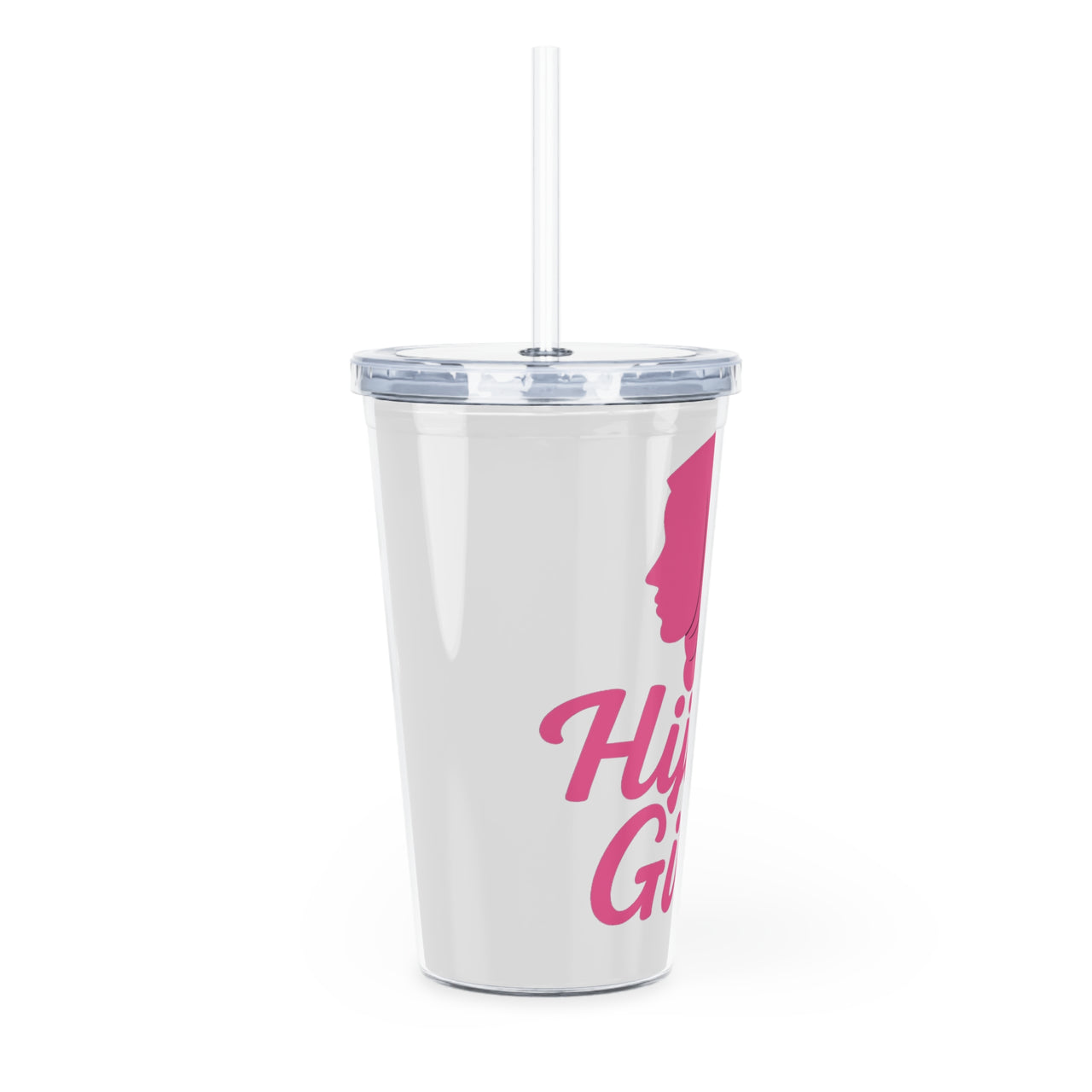 Plastic Signature Hijabi Girl™ Tumbler with Straw 20 oz. - Modestly Vogue 