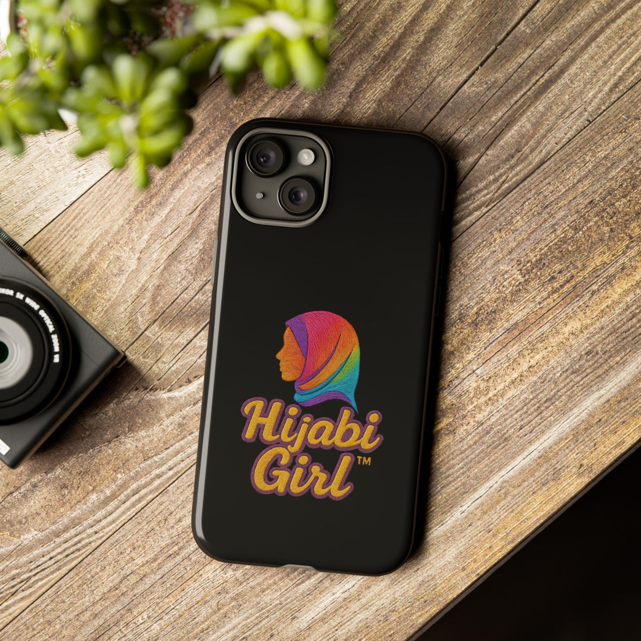 Colorful Hijab Girl Phone Case - All Sizes