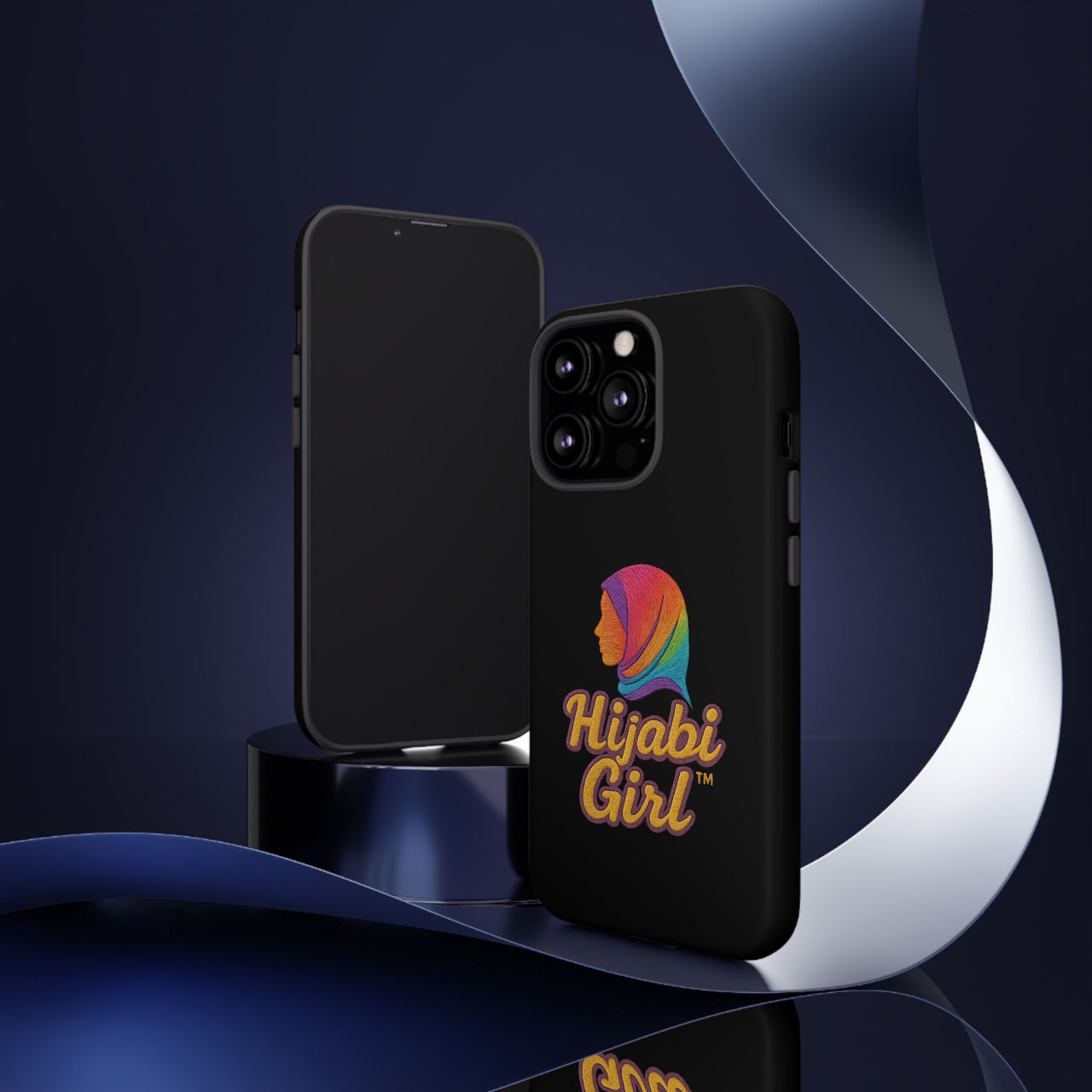 Colorful Hijab Girl Phone Case - All Sizes