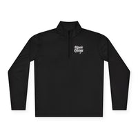 Black Hijabi  Energy' Quarter-Zip Pullover Jacket - Modestly Vogue 