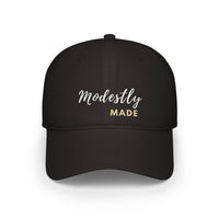 Modestly Made  Low Profile Statement Baseball Cap Modest Mindset Collection - Modestly Vogue 