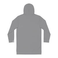 Modest in Motion Hoodie Dress — 'Lift Every Moment' Cozy Women's Pullover Dress Pink