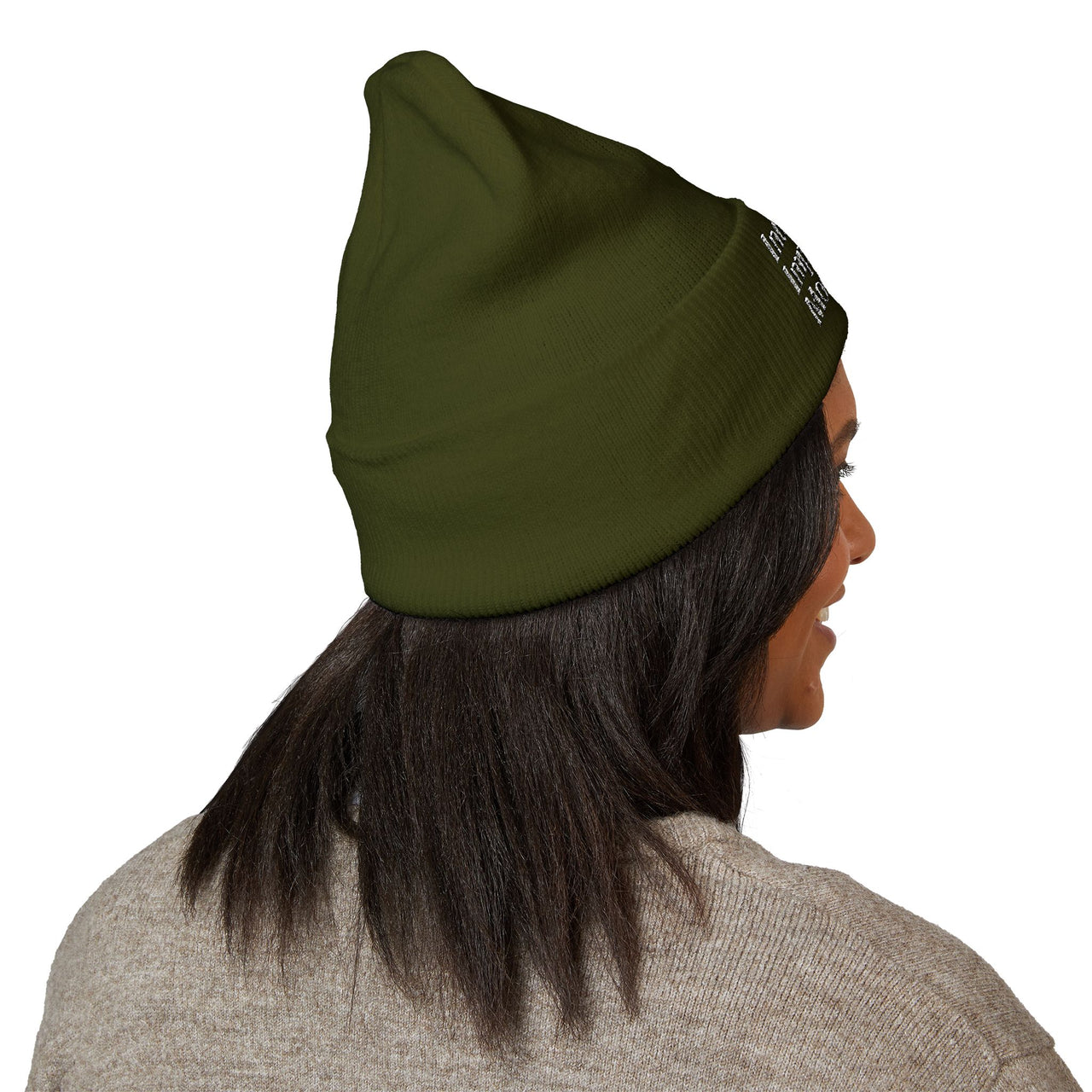 Stylish Cuffed Beanie – Embroidered Streetwear Winter Hat