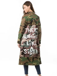Women Fashion Camoflage Jackets