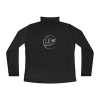 LEM Quarter-Zip Pullover — Ladies Lightweight Performance Top with Subtle Back Logo
