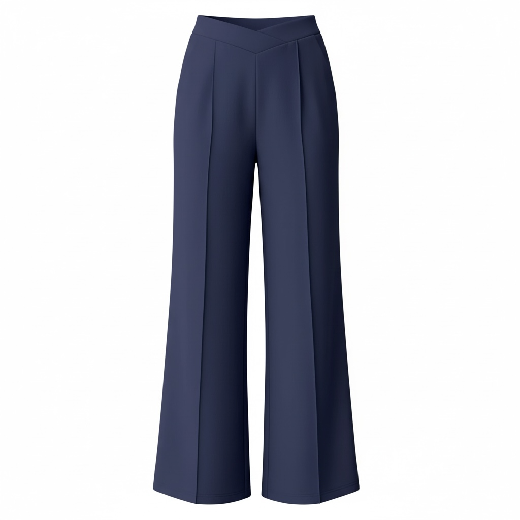 Women’s High Waist Wide Leg Pants – Casual Loose Trousers - Modestly Vogue 