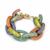 Colorful diamond bracelet - Modestly Vogue 