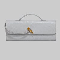 Botegga Dupe Hand-held Dinner Bag Purse Andiamo Clutch Leather - Modestly Vogue 