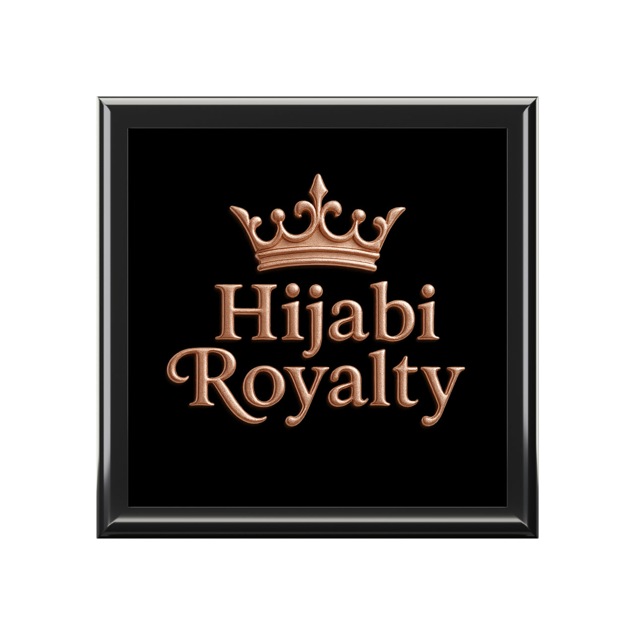 Hijabi Royalty™ Rose Gold Jewelry Box - Modestly Vogue 