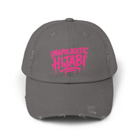 Unapologetic Hijabi Distressed Cap - Hijabi Girl Statement Baseball Hat