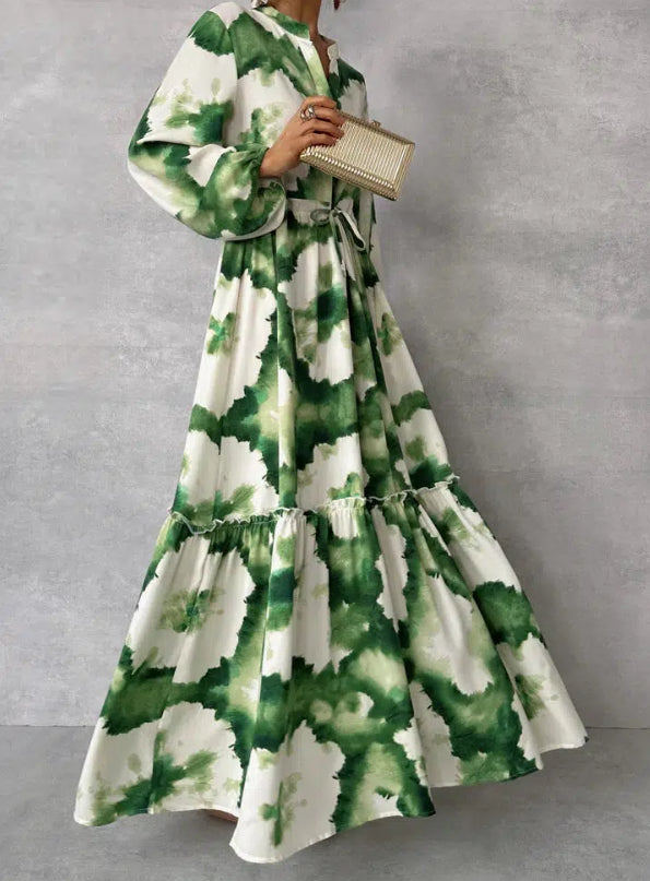 Stylish Women's Long Sleeve Dress - Modestly Vogue 