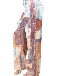 Women Fashion 3D Print Casual Pants Jeans