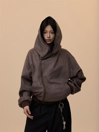 American Retro Shaped Deconstruction Wizard's Hat Cardigan Jacket